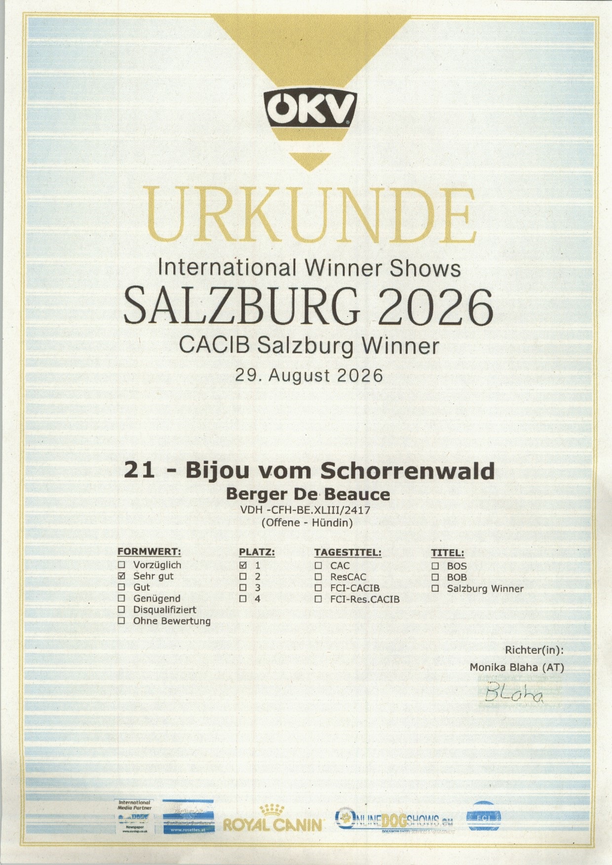 Zertifikate & Urkunden · 1