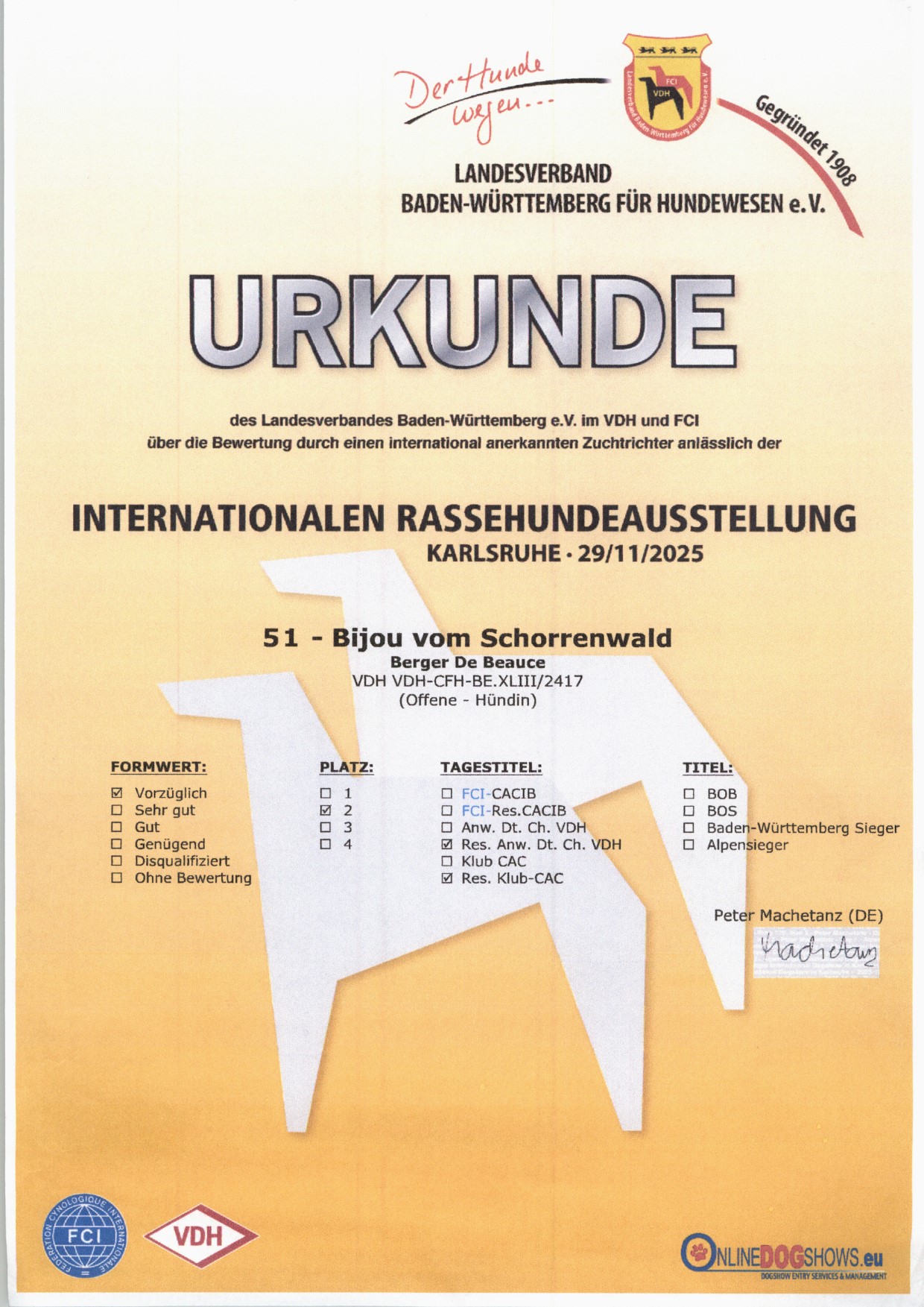Zertifikate & Urkunden · 2